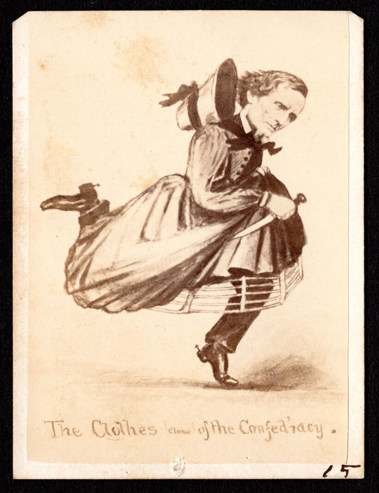 Item #7580 The Clothes (Close) of the Confed’racy. Jeff Davis satire