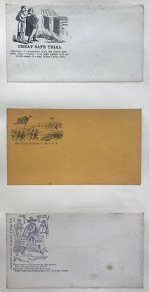 [An extensive collection of illustrated Civil War envelope covers produced in the North.] Envelopes of the Civil War [spine-title].