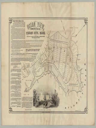 Item #7643 Ocean View, Extreme End of Cape Ann, Pigeon Cove, Mass. Survey Nosbaboeg, Design