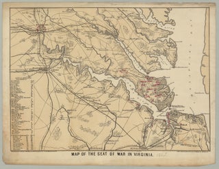 Item #7649 Map of the Seat of War in Virginia