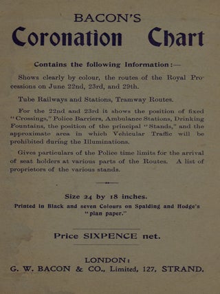 Bacon’s Coronation Procession Chart.