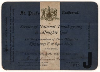 Bacon’s Coronation Procession Chart.