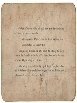 Bacon’s Coronation Procession Chart.