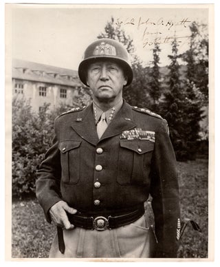 Item #7742 [Photograph of General George Patton, inscribed “To Col. John O. Hyatt from G. S....