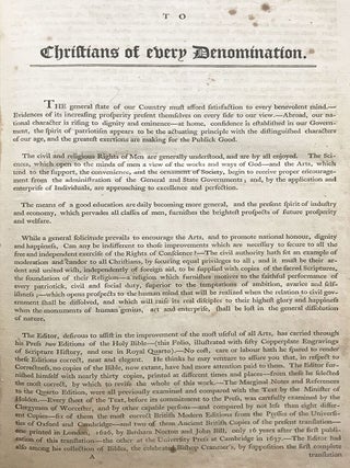 The Holy Bible, containing the Old and New Testaments with the Apocrypha. Translated Out of the Original Tongues, And With the Former Translations diligently Compare and Revised, By the special Command of King James I, of England. With an Index.