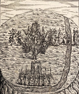 Dante Con L'Espositioni Di Christoforo Landino, Et D'Alessandro Vellvtello. Sopra La Sua Comedia Dell'Inferno, Del Purgatorio, & Del Paradiso. Con Tauole, Argomenti, & Allegorie, & Riformato, Riueduto, & Ridotto Alla Sua Vera Lettura, Per Francesco Sansovino Fiorentino.