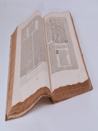Dante Con L'Espositioni Di Christoforo Landino, Et D'Alessandro Vellvtello. Sopra La Sua Comedia Dell'Inferno, Del Purgatorio, & Del Paradiso. Con Tauole, Argomenti, & Allegorie, & Riformato, Riueduto, & Ridotto Alla Sua Vera Lettura, Per Francesco Sansovino Fiorentino.