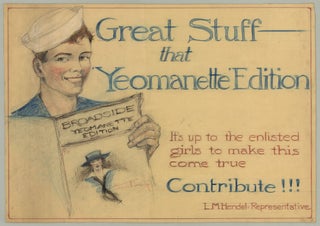 Item #7774 Sweeney, Eleanore T., artist. Great Stuff—That ‘Yeomanette’ Edition…...