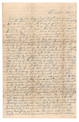 Item #7792 [Autograph letter, signed, touching on the Texan Santa Fe Expedition.]. epa?, H