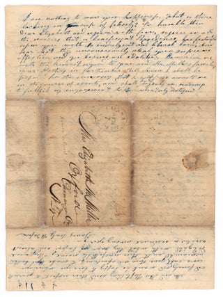 [Autograph letter, signed, touching on the Texan Santa Fe Expedition.]
