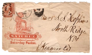 [Autograph letter, signed, from a New York passenger aboard the famous steamer Natchez on the Mississippi River.]