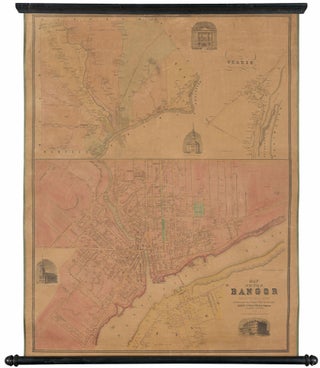 Item #7808 Map of the City of Bangor Penobscot County, Maine. Henry F. Walling