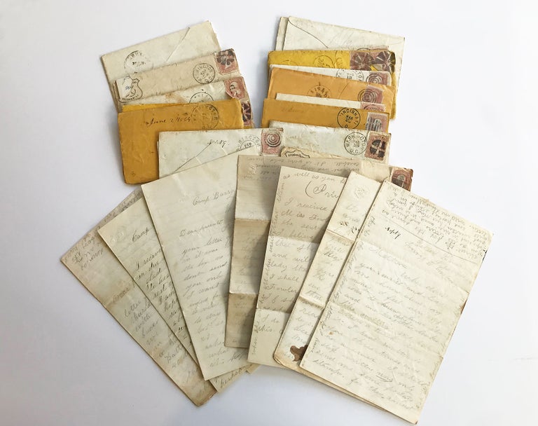 Item #7812 [Lot of autograph letters, signed, by Joseph M. Reed to his parents in Massachusetts.]. Joseph M. Reed.