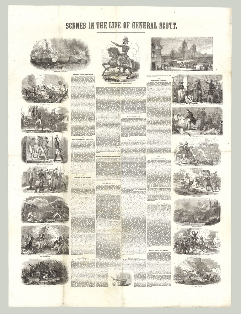 Item #7813 Scenes in the Life of General Scott. engraver Jocelyn, Nathaniel.