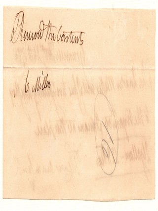 “The Quarter Master will give two gallons of Whiskey to the Wyandote Indians at this place…”