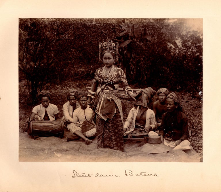 Item #7876 Album of ninety-two photographs of Java [Dutch East Indies]. Walter B. Woodbury, photographers James Page.