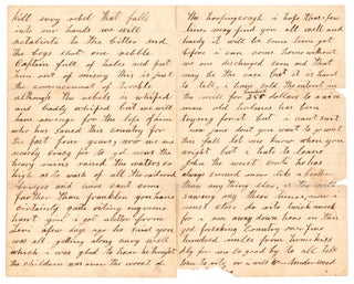 [Autograph letter, signed, on the death of Abraham Lincoln, written by a Union soldier in Tennessee to his wife back home.]