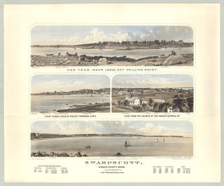 Item #7910 Swampscott, Essex County, Mass. 11 Miles from Boston. View from Red Rock, Lynn. F. M....