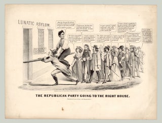 Item #7961 The Republican Party Going to the Right House. Louis Maurer, lithographer?
