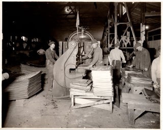 [Album of sixty-one photographs documenting the operations of the American Steel Company.]