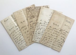 Item #8036 [Lot of autograph letters, signed, by the leader of Southern sympathizers in Britain...