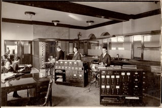 [Photo album documenting bank buildings and bank interiors throughout the northeast, but mainly in New England.]