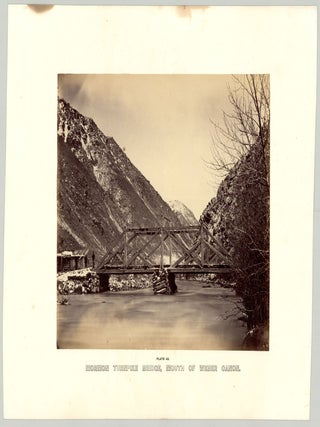 Mormon Turnpike Bridge, Mouth of Weber Canon. Plate 42.