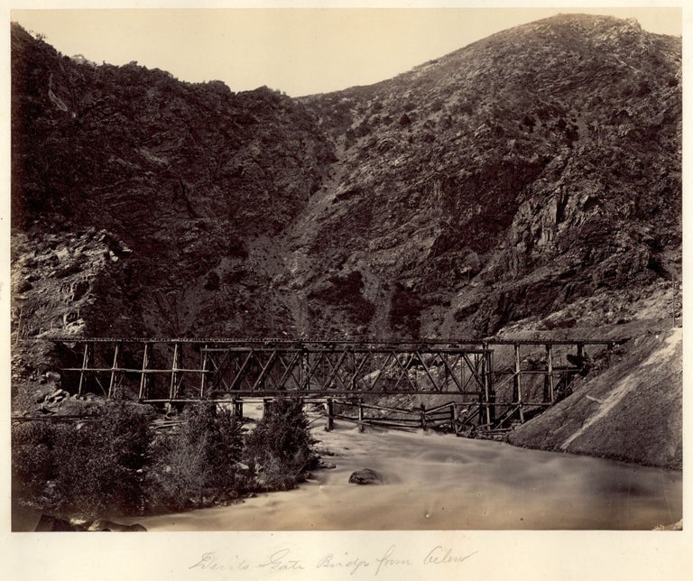 Item #8079 Devil’s Gate Bridge from Below. Andrew J. Russell, photog.