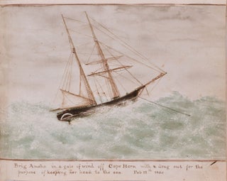 Journal of a Voyage from Eastport ME to San Francisco UC in the Herm Brig Amelia. Captain Joseph Clark : Mate Charles Folsom : 2d J.D. Norwood.