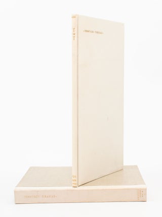 Item #8116 Tiresias. Alfred Lord Tennyson, artist Leonard Baskin