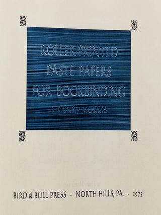 Roller-Printed Paste Papers for Bookbinding.