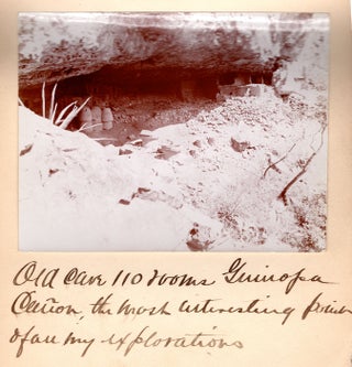 A collection of Kodak pictures taken by Waldo Ellis Knapp during an exploration of the Garcia Lande in the Sierra Madre Mts, State of Chihuahua, Rep. of Mexico during the months of April & May 1899—for and under the direction of the Rio Grande, Sierra Madre and Pacific R.R. Co., A. Foster Higgins Pres. Explorations extended over the great plateau of North Mexico [manuscript-title].