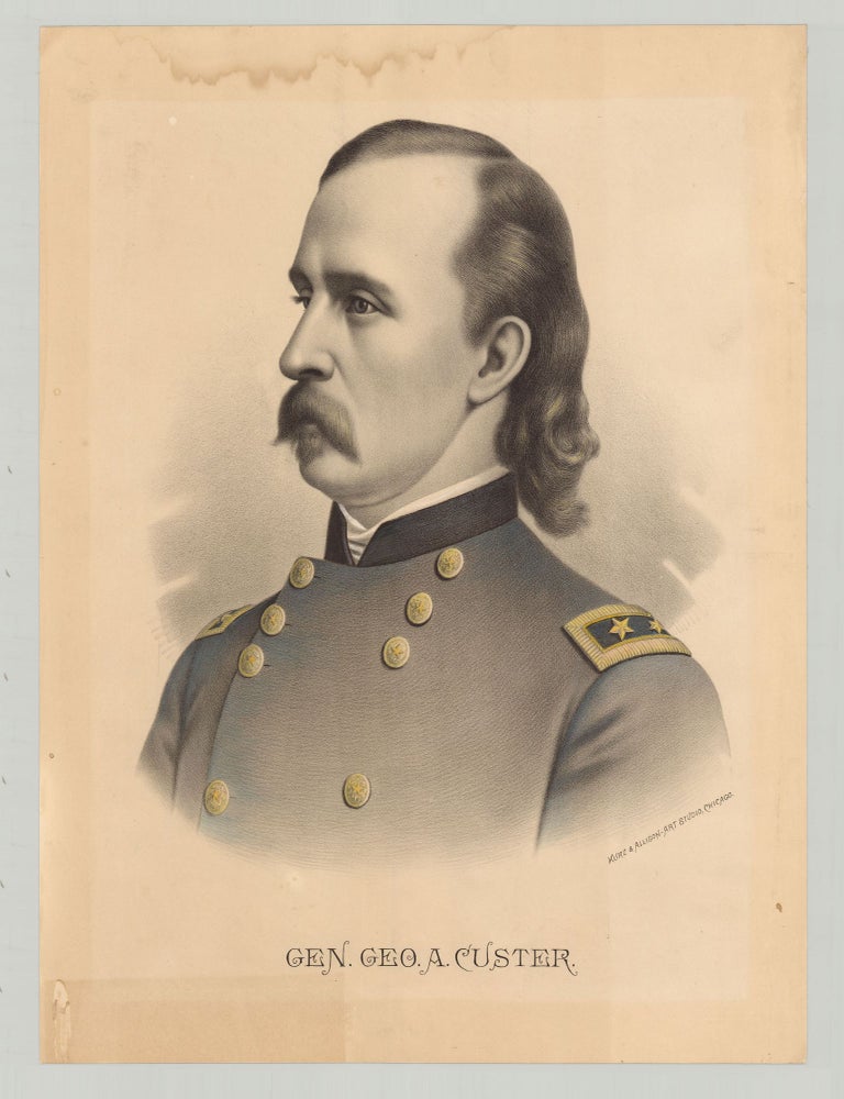 Item #8175 Gen. Geo. A. Custer. Kurz, lithographers Allison.
