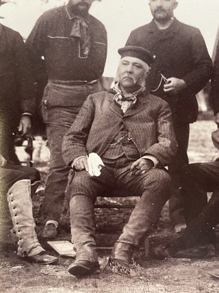 Journey Through the Yellowstone National Park and Northwestern Wyoming 1883. Photographs of party and scenery along the route traveled and copies of the Associated Press dispatches sent whilst en route.