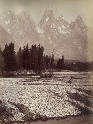 Journey Through the Yellowstone National Park and Northwestern Wyoming 1883. Photographs of party and scenery along the route traveled and copies of the Associated Press dispatches sent whilst en route.