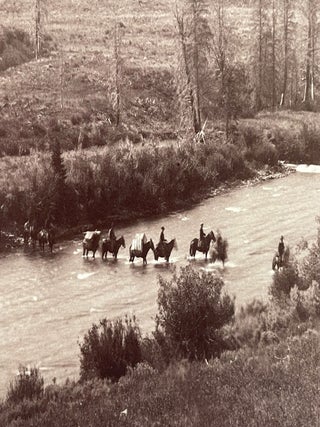 Journey Through the Yellowstone National Park and Northwestern Wyoming 1883. Photographs of party and scenery along the route traveled and copies of the Associated Press dispatches sent whilst en route.
