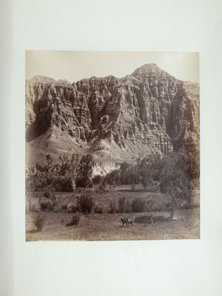 Journey Through the Yellowstone National Park and Northwestern Wyoming 1883. Photographs of party and scenery along the route traveled and copies of the Associated Press dispatches sent whilst en route.
