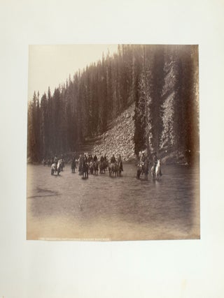 Journey Through the Yellowstone National Park and Northwestern Wyoming 1883. Photographs of party and scenery along the route traveled and copies of the Associated Press dispatches sent whilst en route.