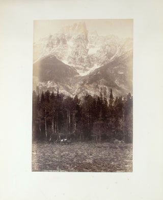 Journey Through the Yellowstone National Park and Northwestern Wyoming 1883. Photographs of party and scenery along the route traveled and copies of the Associated Press dispatches sent whilst en route.