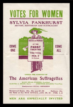 Item #8268 Votes for Women : Sylvia Pankhurst : Artist, Historian and Suffragist