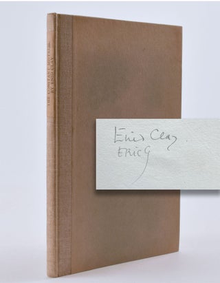 Item #8301 [INSCRIBED] The Constant Mistress. Enid Clay, Eric Gill