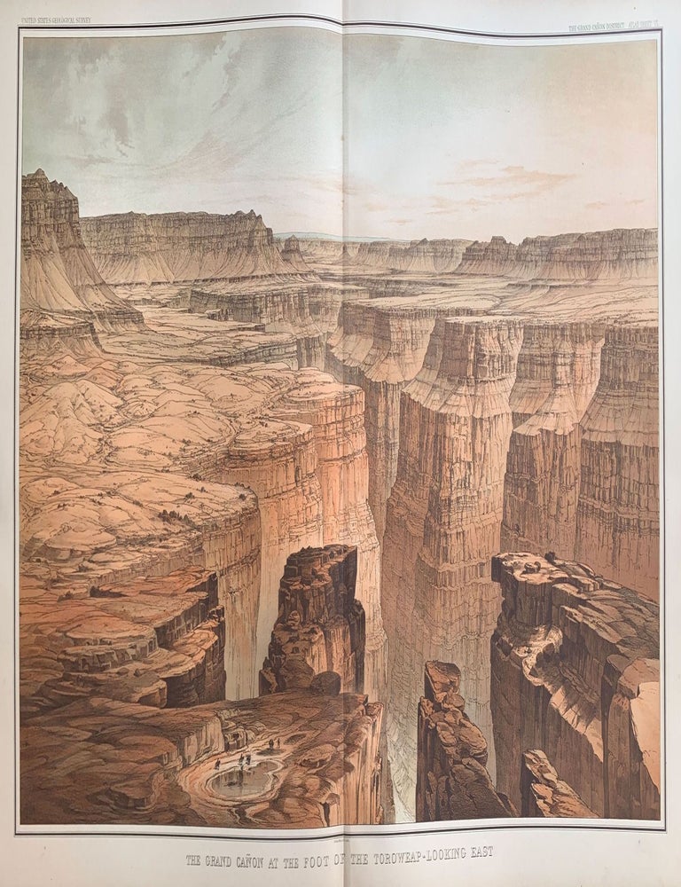 Item #8306 Atlas to Accompany the Monograph on the Tertiary History of the Grand Canon District. Capt. Clarence E. Dutton.