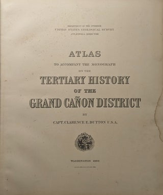 Atlas to Accompany the Monograph on the Tertiary History of the Grand Canon District.