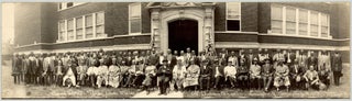 Item #8394 [Panoramic photo of Black freemasons in Lexington, Kentucky.] Grand Chapter Royal Arch...