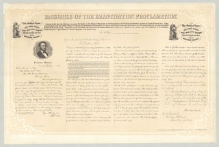 Item #8411 Facsimile of the Emancipation Proclamation. Abraham Lincoln