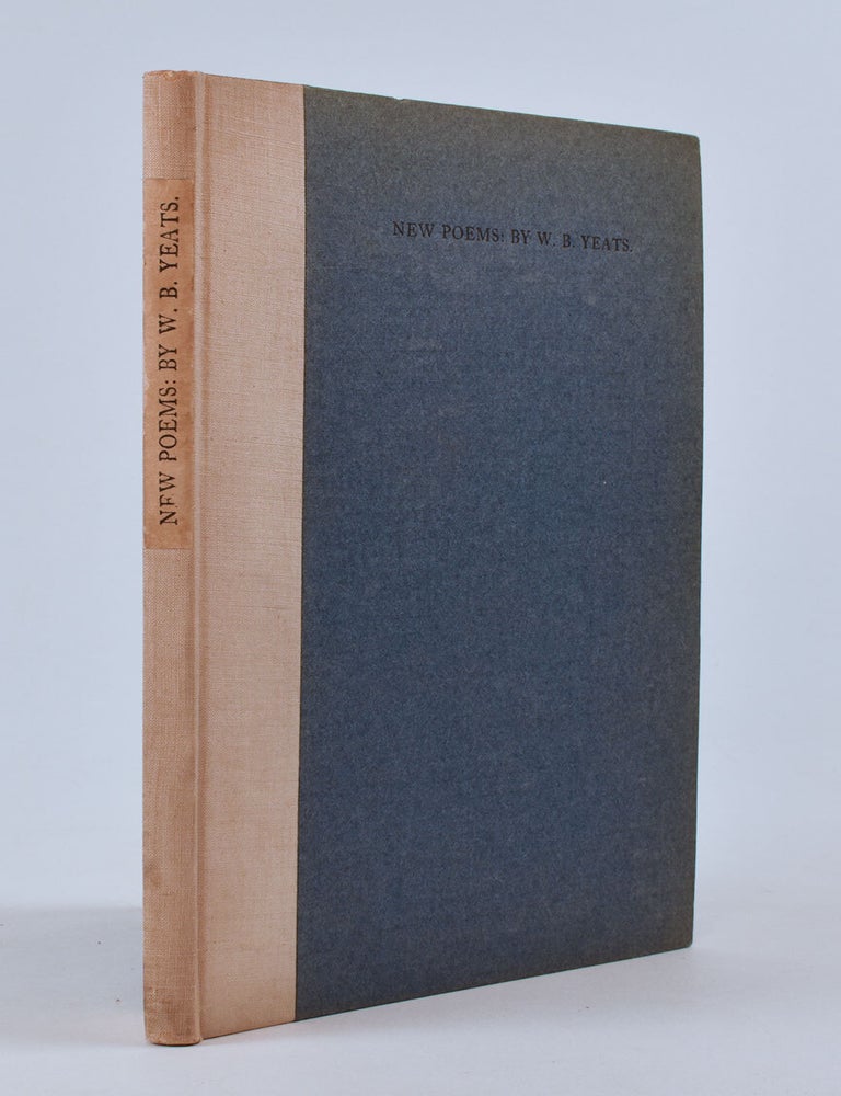 Item #8428 New Poems. W. B. Yeats.