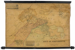 Item #8529 Map of the City of Portsmouth, N.H. H. F. Walling