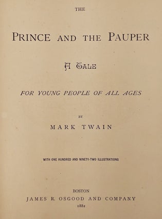 The Prince and the Pauper : A Tale for Young People of All Ages.