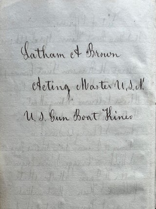[Manuscript diary and notebooks of a Civil War naval officer on the gunboat USS Kineo patrolling and fighting on the Mississippi River.]