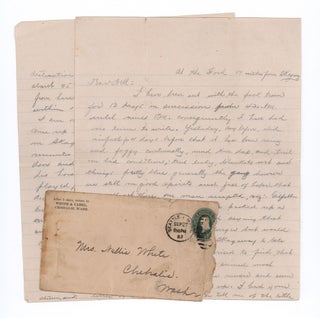 Item #8640 [Autograph letter, signed, by a Klondike gold miner on his company’s arduous...